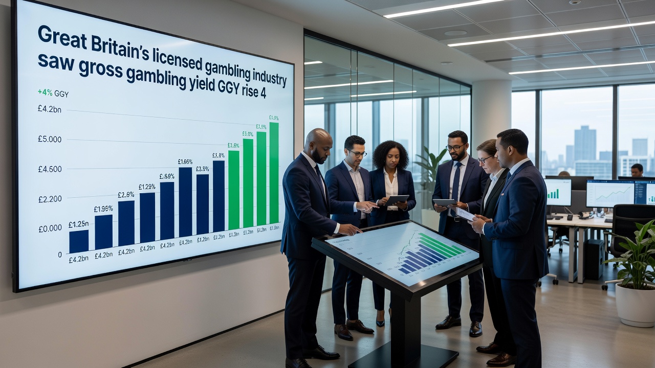Illustration of UK gambling market segments including remote and land-based operations